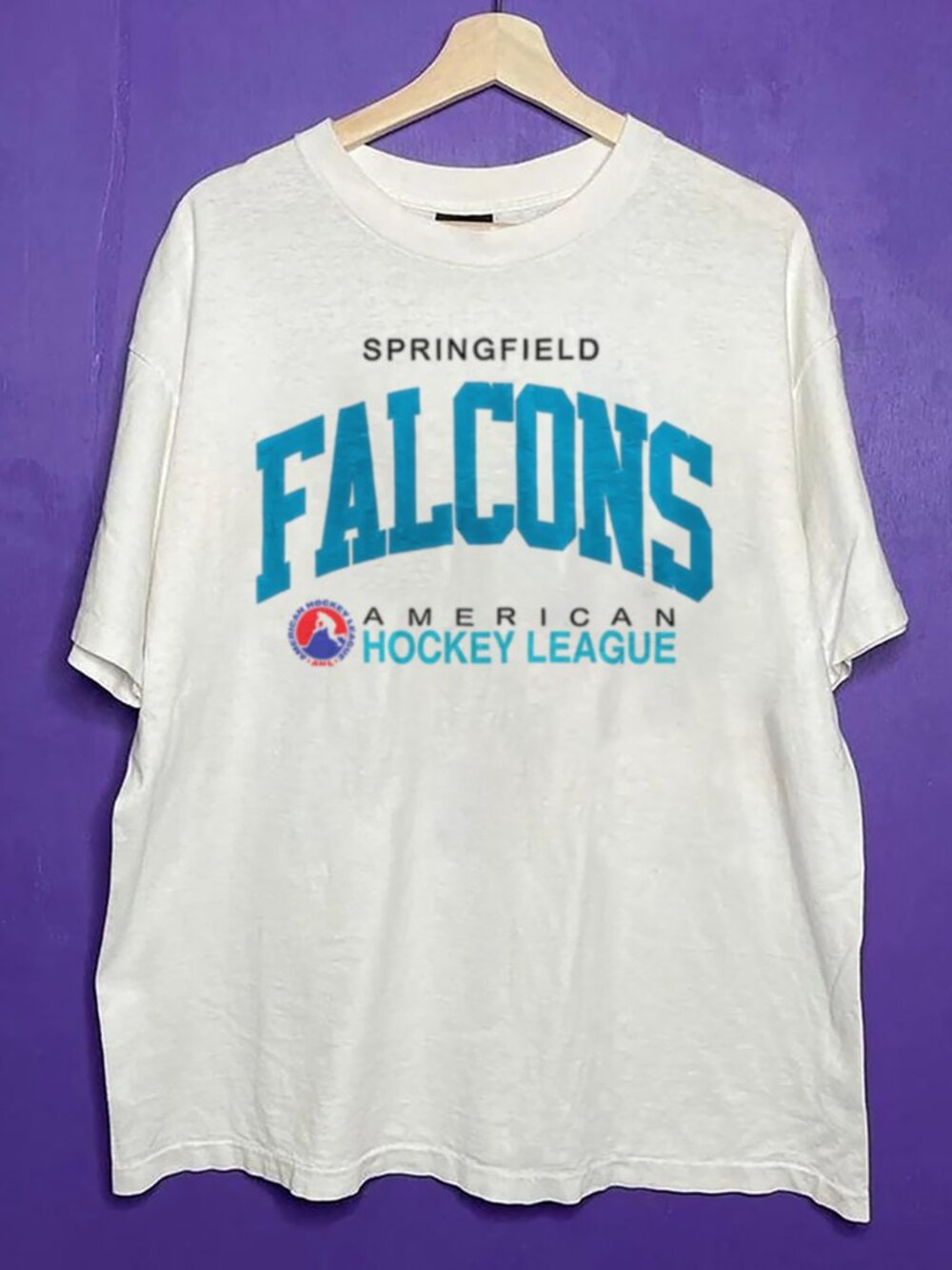 Springfield Falcons Hockey Logo Crewneck Shirt, St. Catharines Falcons Shirt Tee